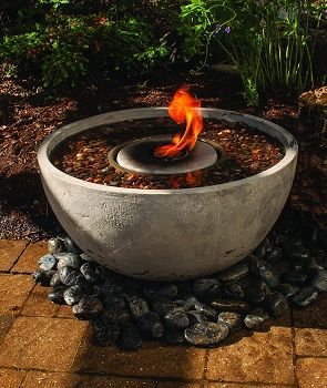 Aquascape Fire Fountain Water Feature for Patios, Decks, and Gardens review