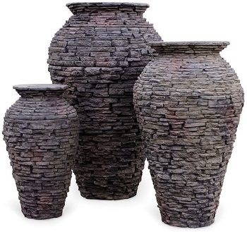Aquascape Stacked Slate Urn Fountain Kit review