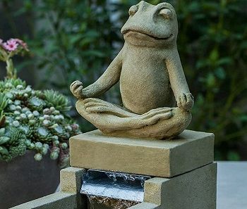 Campania International Mini Element Zen Frog Fountain review