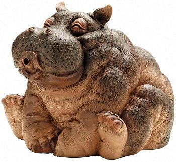 Design Toscano Hanna the Hippo African Decor Piped Pond Spitter Statue review