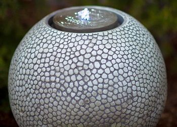 Harmony Fountains Pebble Sphere GARDEN FOUNTAIN review