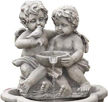 Jeco Cherub Outdoor Water Fountain review