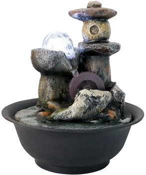 PeterIvan Little Waterwheel Tabletop Fountain