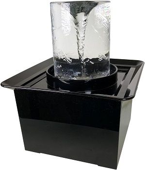Quox Creek Vortex Fountain In Tabletop Size