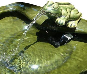 Smart Solar Ceramic Frog Fountain review