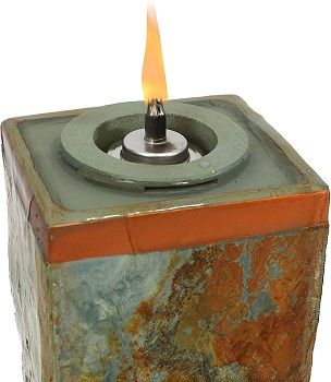 Sunnydaze Natural Slate Outdoor Fire Water Fountain review