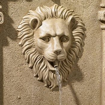 John Timberland Lion Face Wall Water Fountain review
