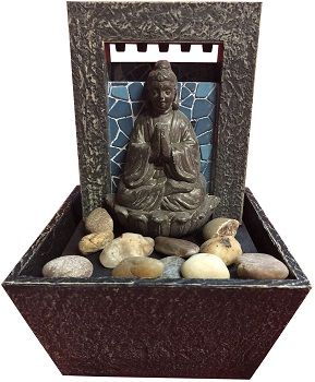 Room 101 Mosaic Buddha LED Fountain